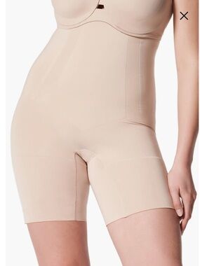 SPANXsculpt OnCore High Waist MidThigh Shorts Soft Nude